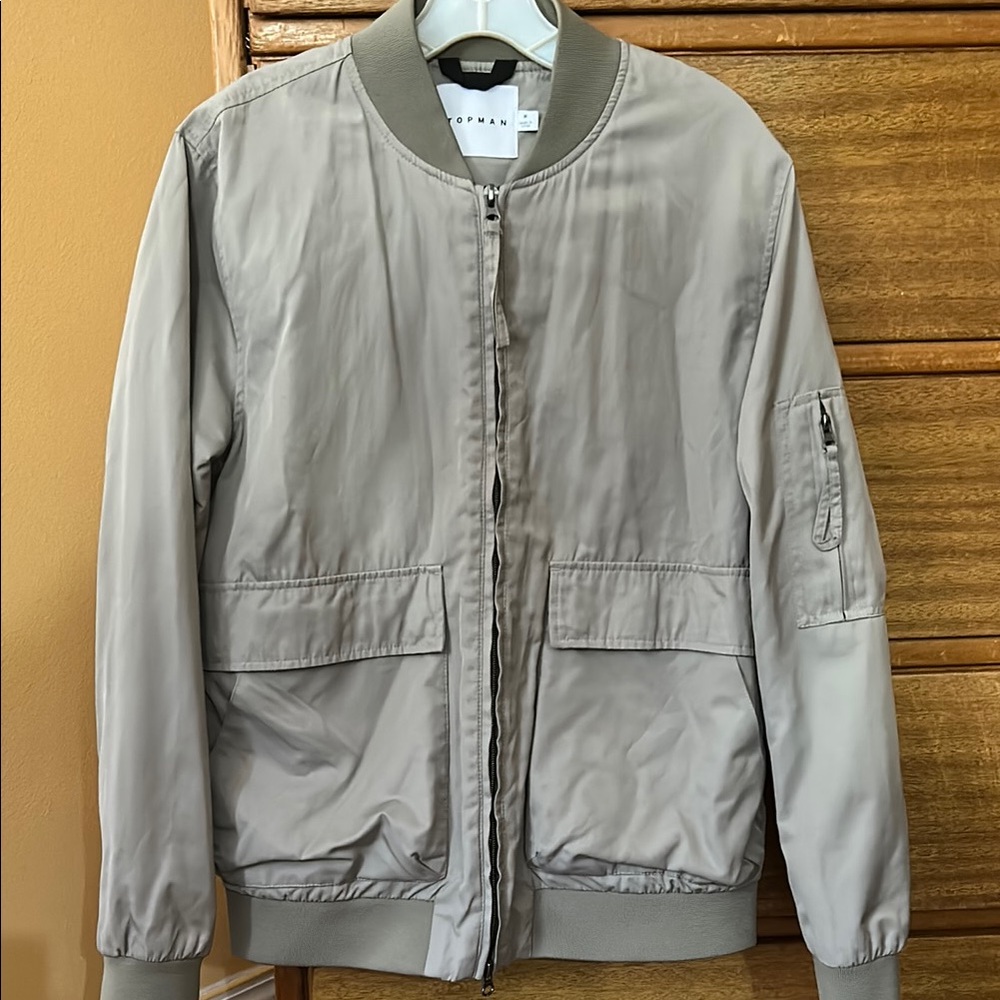 Topman Light Gray Jacket
